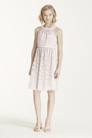 Short Grey Halter Dress